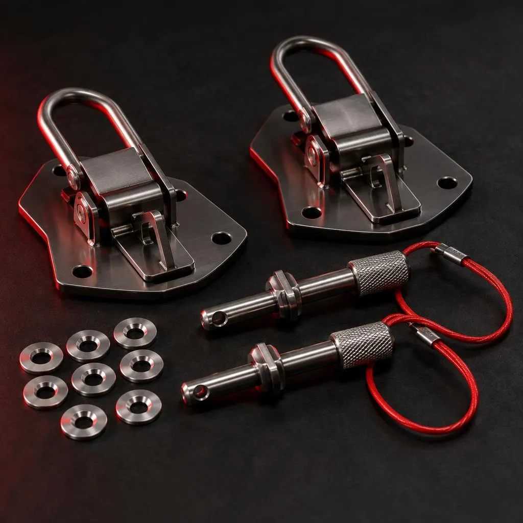 Race Hood Pin Latch Set